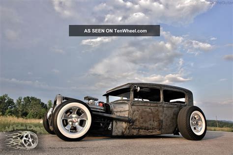 Ford Traditional Hot Rod Rat Chopped Sedan Model A Scta Drag