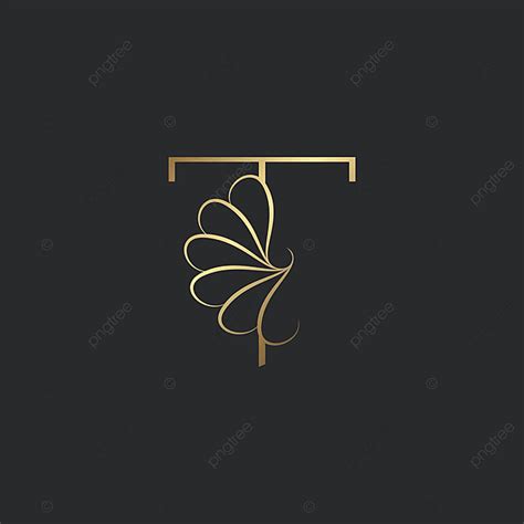 Modern Luxury Logo Vector Hd Images Modern Golden Luxury T Letter Logo