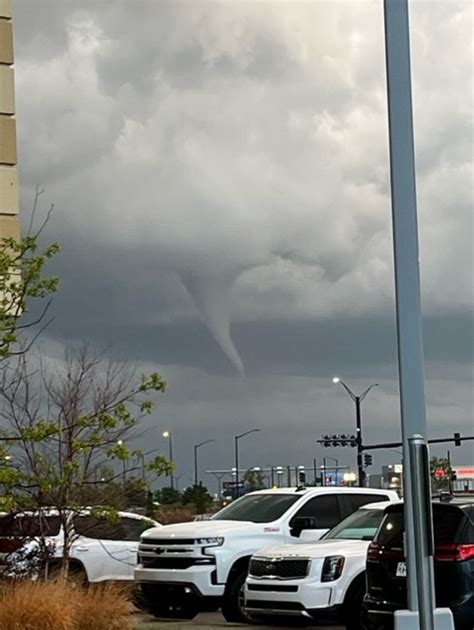 Reported tornado causes damage in Andover, Kansas