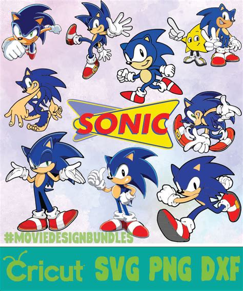 Sonic The Hedgehog Svg Bundle Sonic Clipart Sonic New Movie Svg | Sexiz Pix