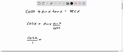 Solved Verify The Following Identity Used In Calculus Cos X X Cosx