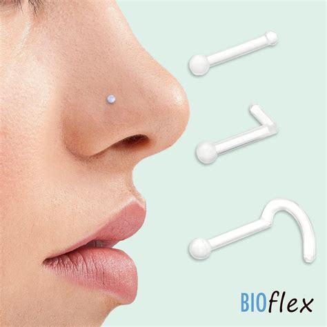 Clear Nose Ring Stud Store Bellvalefarms