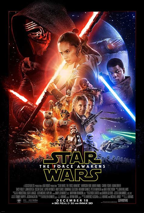 Star Wars: The Force Awakens Theatrical Poster is Here - Movienewz.com