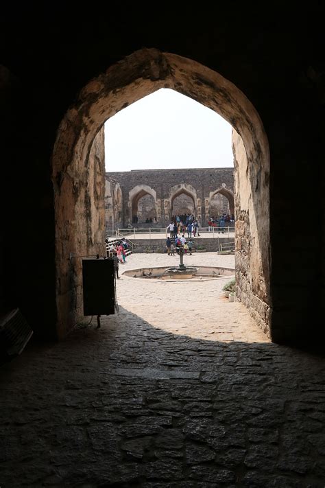 Golconda fort, architecture, hyderabad, india,free pictures - free ...