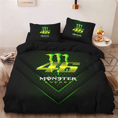Monster Energy And Valentino Rossi Fans Bedding Set Mte522 Please Note