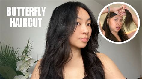 Trying The Butterfly Cut By Brad Mondo On Thin Hair 🦋 ️ Better Than The