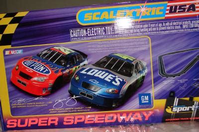 Scalextric Johnson vs. Gordon NASCAR slot car set | Slot Car Sets | hobbyDB