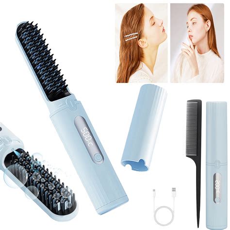 Bezprzewodowa Prostowania Do W Os W W Osy Hot Comb Negative Ion G Adkie Cena