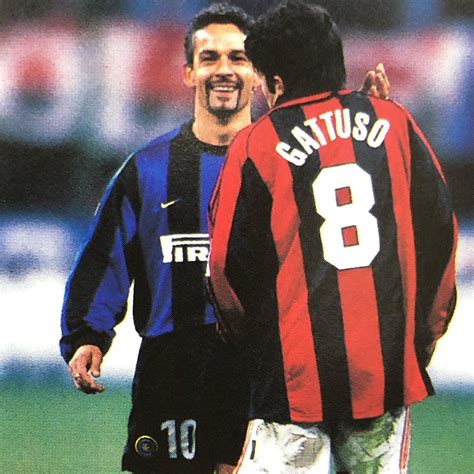 S Football On Twitter Roberto Baggio And Gennaro Gattuso