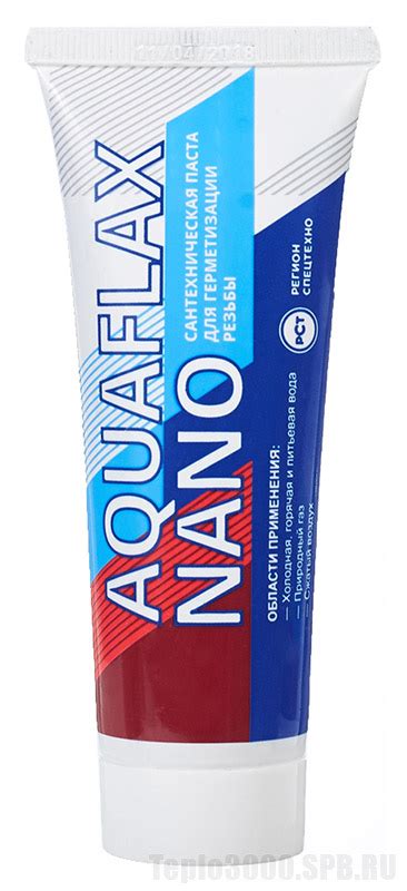 Пасты сантехнические Aquaflax nano для льна. Цены, отзывы, описание ...