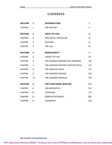 Solution 1st Year Biology Book Studypool