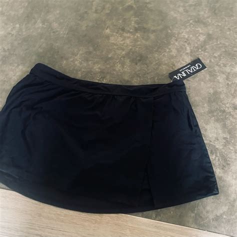 Catalina Swim Catalina Womens Standard Skirted Bikini Swim Bottom