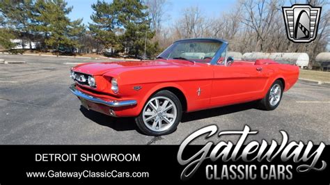 1966 Ford Mustang Gateway Classic Cars Detroit 2055 DET YouTube