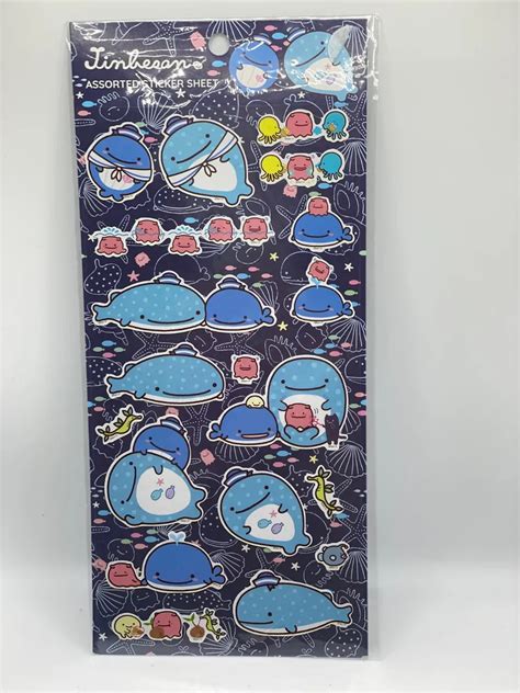 Japan San X Jinbesan Sticker Seal Deep Sea Newbie Off