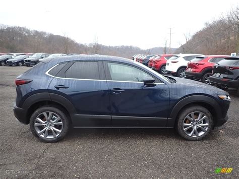 Deep Crystal Blue Mica Mazda Cx Preferred Awd Photo