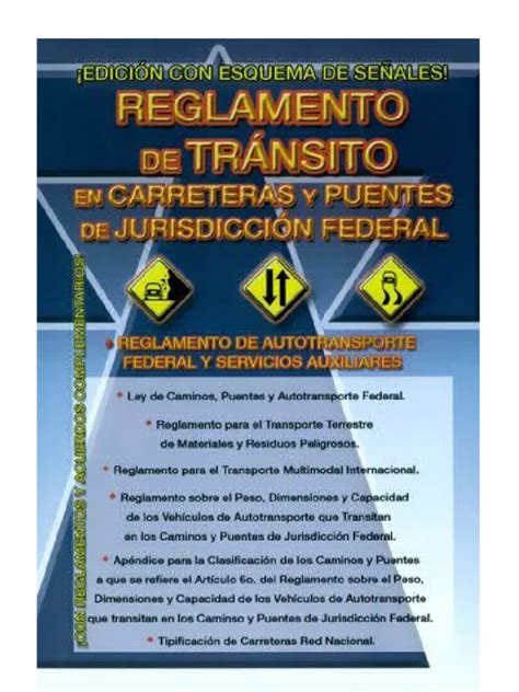 Tema 2 1 Ley De Caminos Puentes Y Autotransporte Federal Pdf