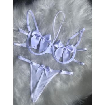Conjunto Lingerie Aro Sem Bojo Laço Moda Calcinha Tule Sutiã Arco Laçarote Luxo Shopee Brasil