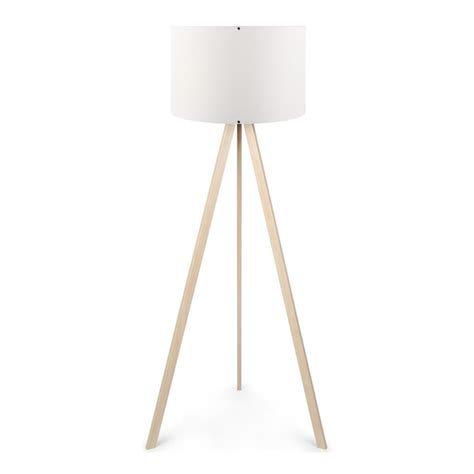 Staande Lamp Ayd Xe W V Wit Beige Lumimania