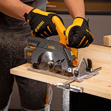 Пила циркулярная аккумуляторная бесщет. CCS-165, 18В Li-Ion Denzel в ...