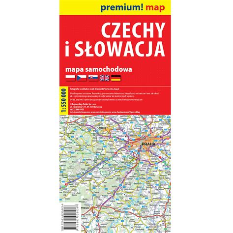 Czechy I S Owacja Mapa Samochodowa W Kartonowej Oprawie