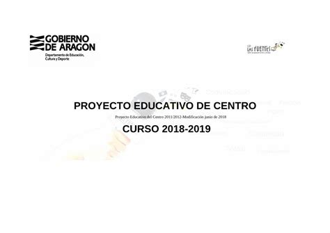 PDF Proyecto Educativo Del Centro 2011 2012 Del Entorno Social Y