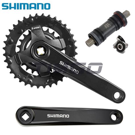 Shimano Fc Mt Speed Mtb Bike Bicycle Crankset Square Taper