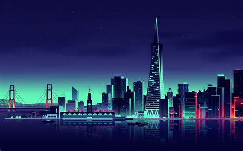 night, Cityscape, Colorful Wallpapers HD / Desktop and Mobile Backgrounds