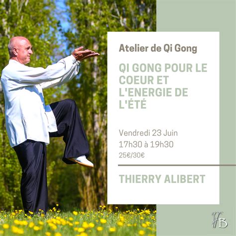 Présentiel En ligne Atelier de Qi Gong Qi Gong pour le coeur et l