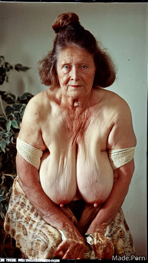 Porn Image Of Big Hips Vintage Hairy Gigantic Boobs High Ponytail Saggy Tits Created By AI
