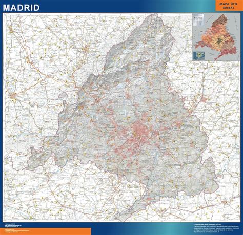 Mapas Comunidad Madrid Tienda Mapas