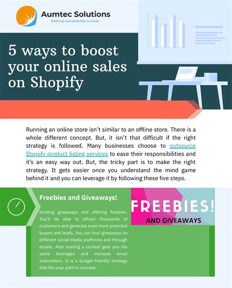 5 ways to boost your online sales on Shopify - Aumtec Solutions - Page