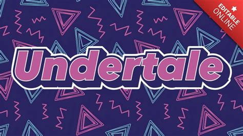 Undertale Font Retrò Nostalgico Anni 90 Generatore di effetti di testo