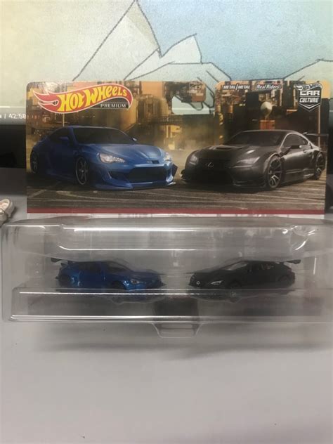 Hot Wheels Pandem Subaru BRZ Lexus RC F GT Twin Pack Hobbies Toys Toys Games On