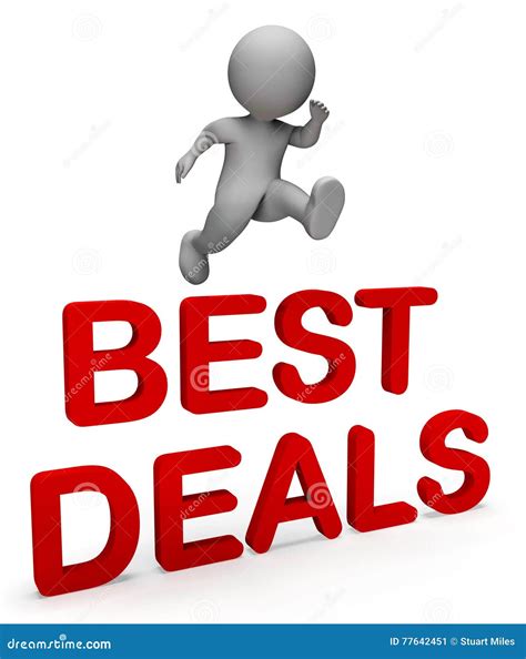 Best Deals Tablet Mean Low Prices Or Amazing Offers Royalty-Free Stock