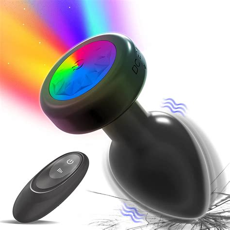 Led Colorful Light Butt Plug For Women Men Anal Plug Vibrator Prostate Massager Adults Sex Toys