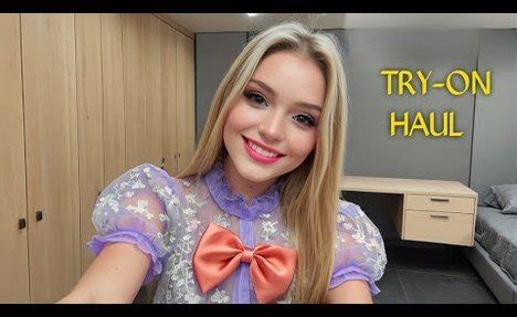 K Transparent Try On Haul No Bra See Through Lingerie Try On Haul Transparent