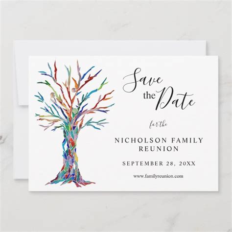 Family Reunion Save The Date Announcement | Zazzle