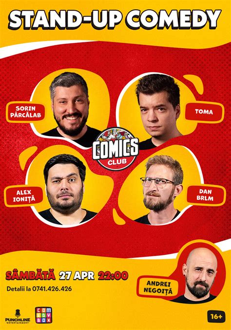 Bilete Stand up cu Sorin Toma Birtaș și Alex Ioniță la ComicsClub