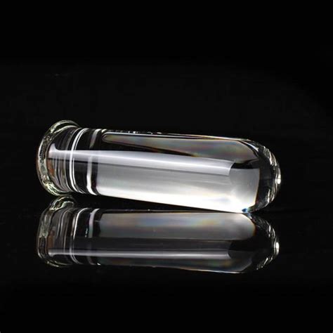 Big Size Transparent Crystal Glass Plug Plug Butt Plug Dildo Didlo Adult Play SM BD SM Toy No