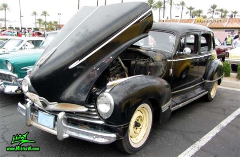 1947 Hudson Super Six With Open Hood 1947 Hudson Super Six 4 Door