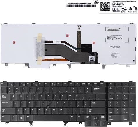 Amazon Laptop Replacement Us Keyboard Compatible With Dell