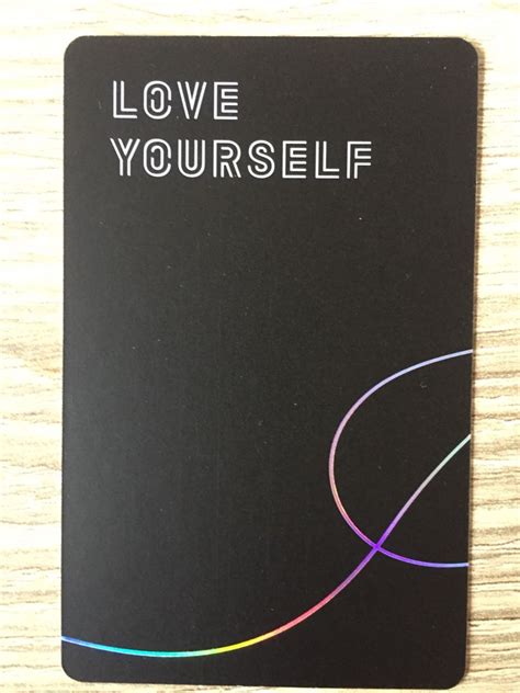 LOVE YOURSELF TEAR SUGA PHOTOCARD PC O VERSION Hobbies Toys