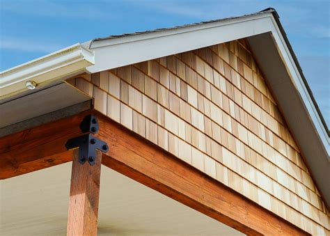 Cedar Vinyl Shakes Siding On Gables