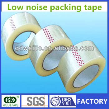 Weijie Tape Low Noise Adhesive BOPP Packaging Tape China OPP Low