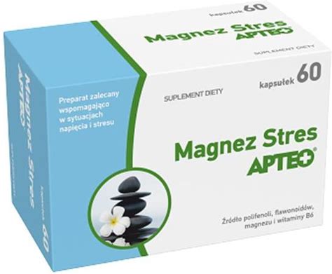 MAGNEZ STRES APTEO 60 kapsułek Opinie i ceny na Ceneo pl