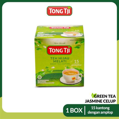 Jual Tong Tji Green Tea Jasmine Pack Isi Gram Tea Bag Teh Celup