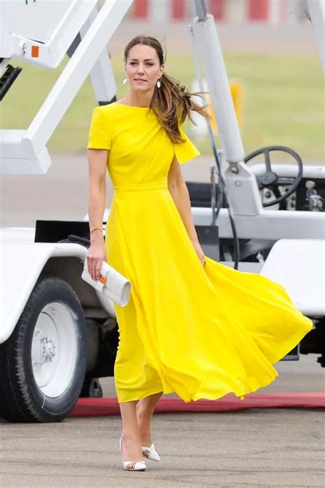 Kate Middleton Yellow Bikini