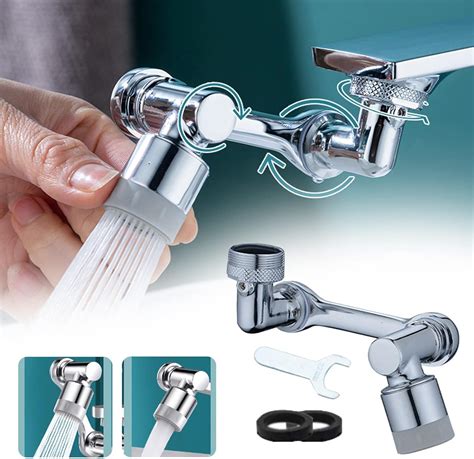 Universal 1080 Swivel Robotic Arm Swivel Extension Faucet Aerator