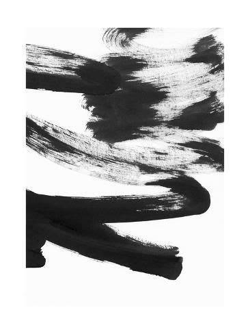 Black And White Strokes 5 Art Print Iris Lehnhardt Art