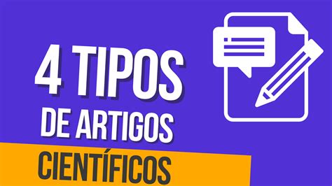 Tipos De Artigo Cientifico - FDPLEARN
